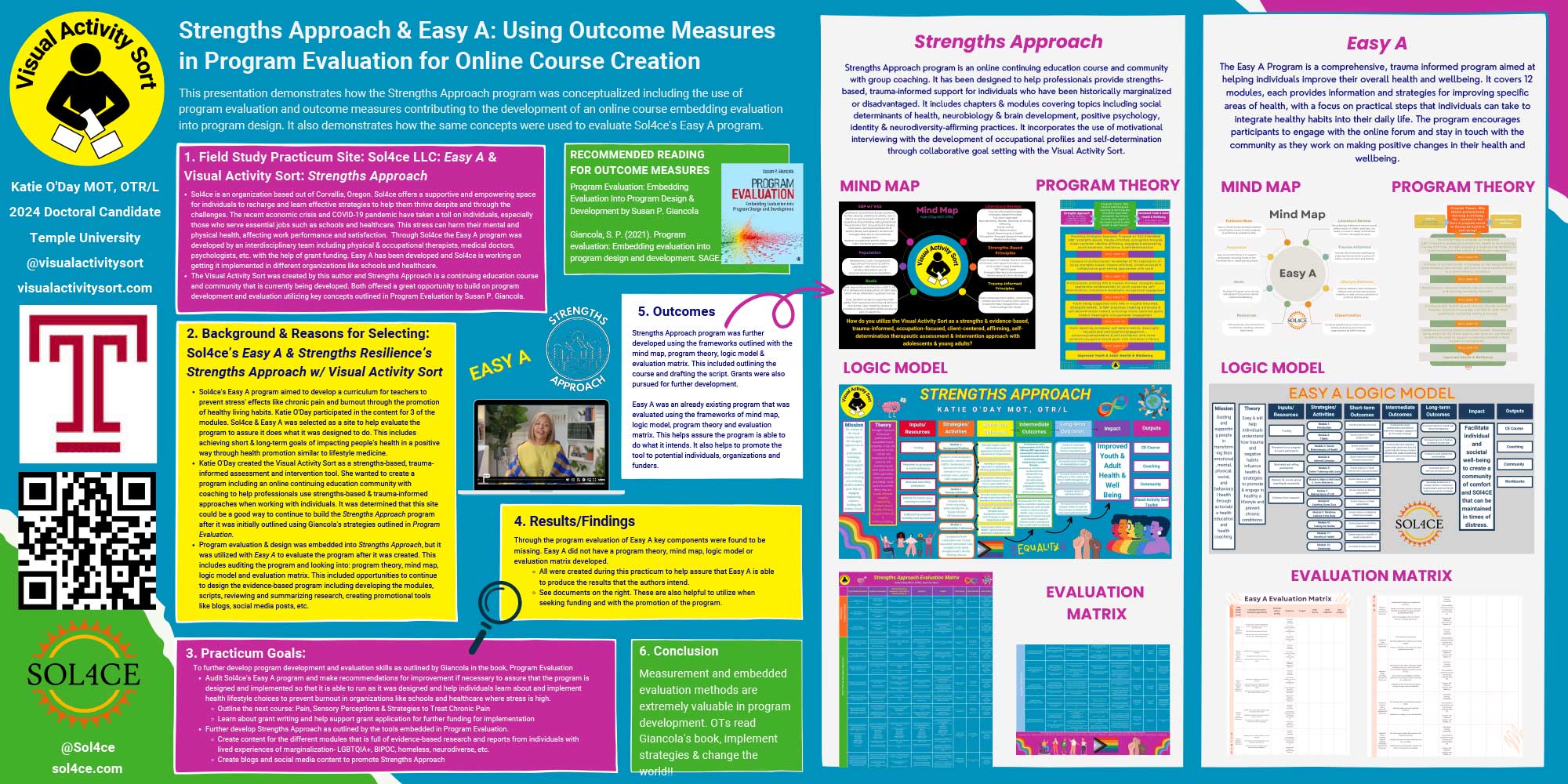 Strengths Approach & Easy A: Using Outcome Measures in Program Evaluation for Online Course Creation